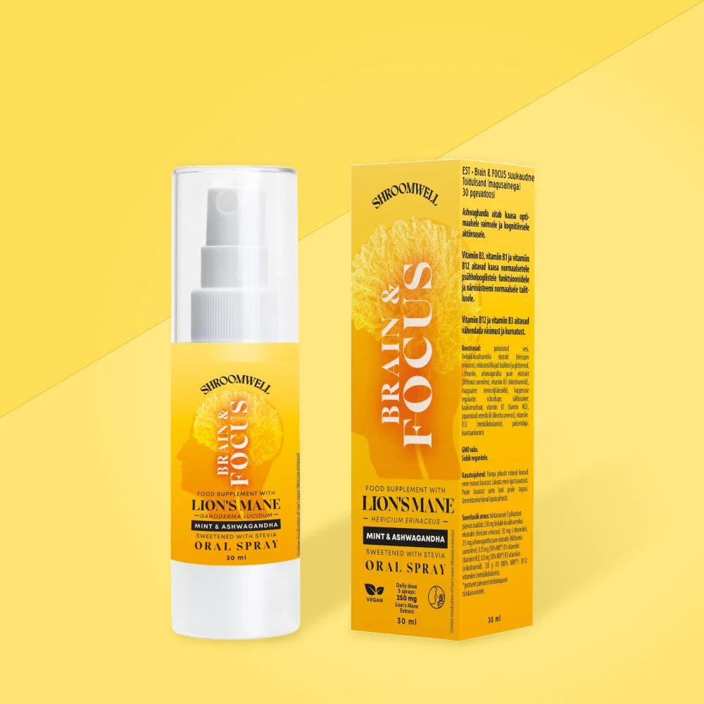 Brain & Focus Spray with Lion's Mane 30ml