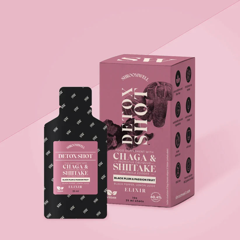 Chaga Elixir Black Plum & Passion Fruit Shots 10x25ml